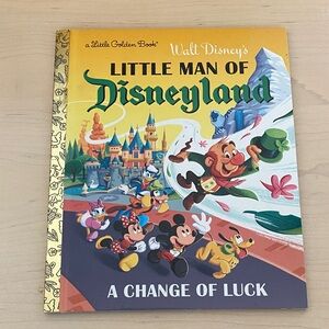 Disney Little Man of Disneyland Golden Book